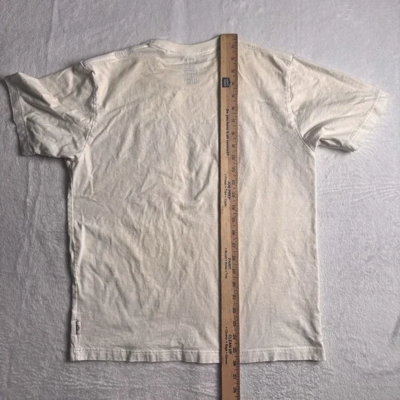 Uniqlo Marvel Comics‎ Jason Polan Beige Short Sleeve Shirt Men's Medium - Picture 8 of 8